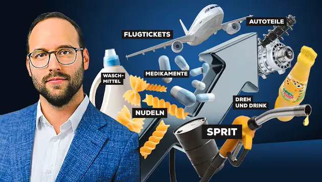От топлива до упаковок сока: что подорожает в Австрии из-за войны с Ираном